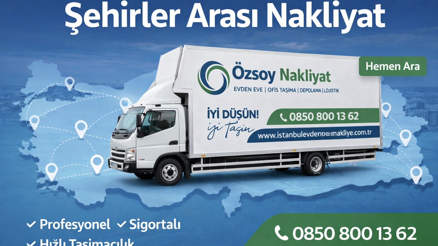 anadolu yakası şehirler arası  nakliyat