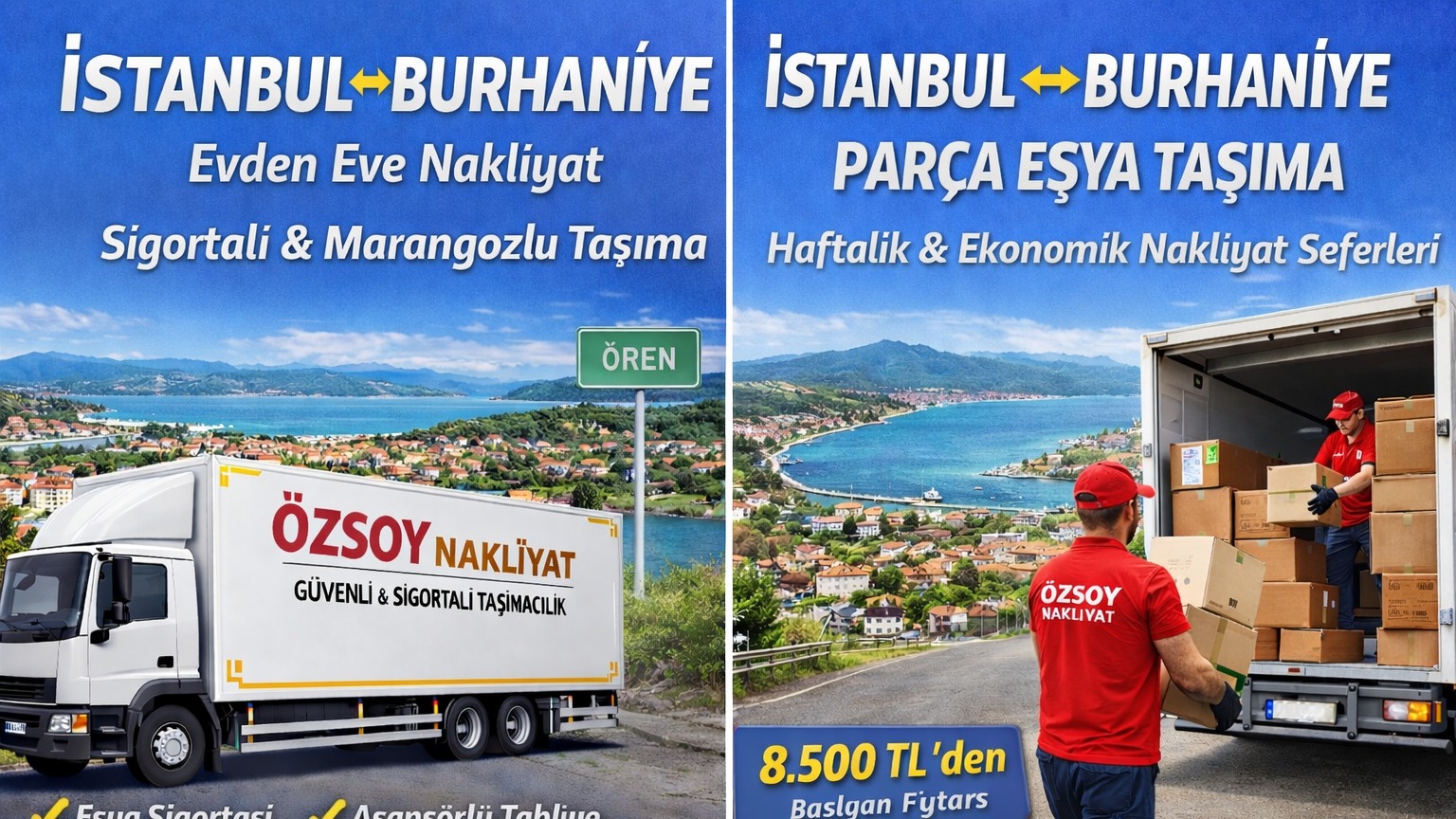 İstanbul Burhaniye Evden Eve Nakliyat
