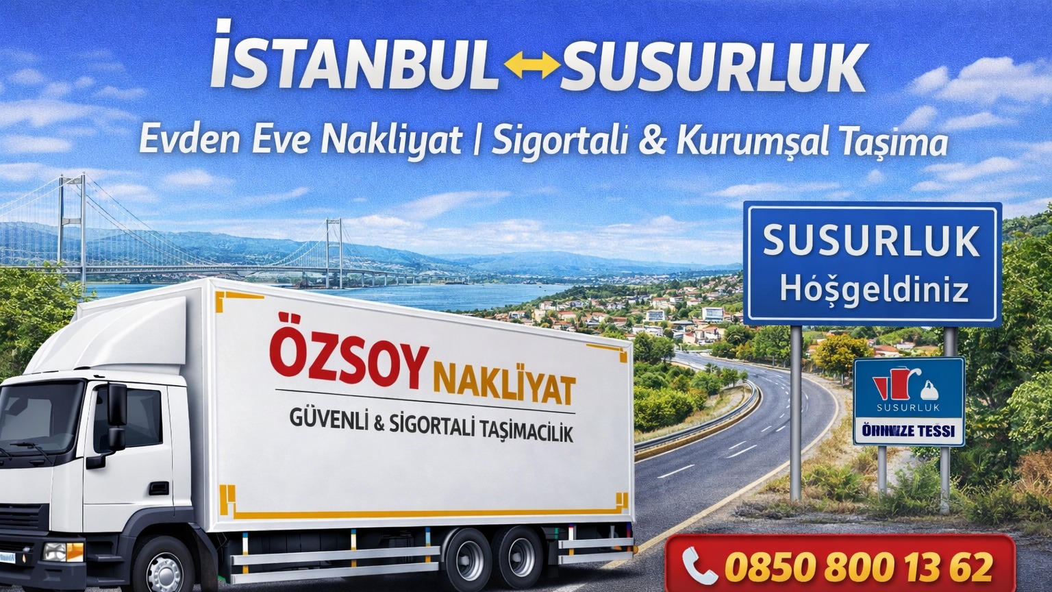 Özsoy Nakliyat İstanbul - Susurluk taşıma hizmeti