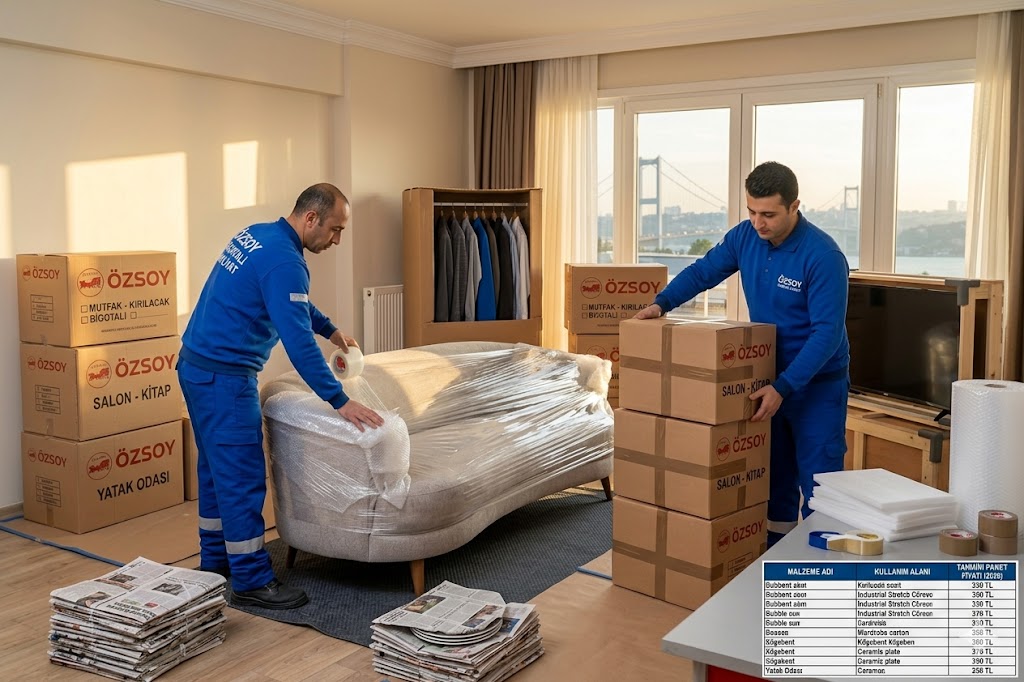 eşyalarınız Zarar Görmesin Pratik Kolileme ve Paketleme