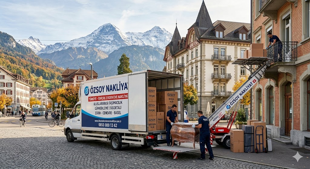 TÜRKİYE  İSVİÇRE EVDEN EVE NAKLİYAT