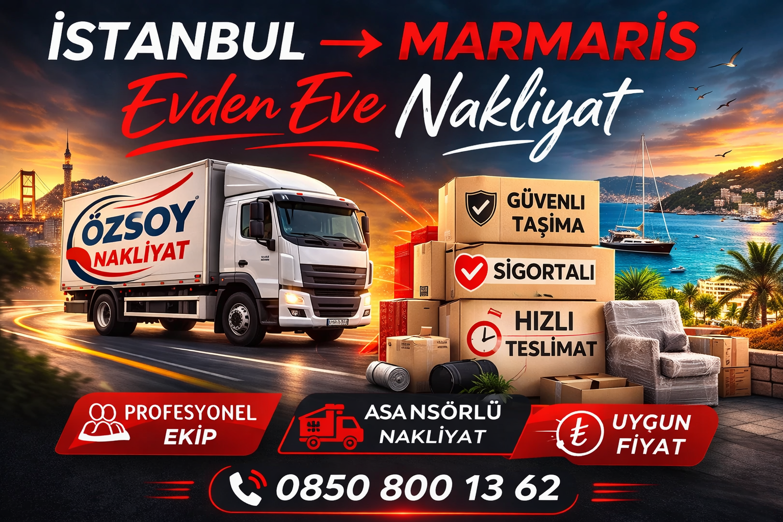 istanbul-marmaris-evden-eve