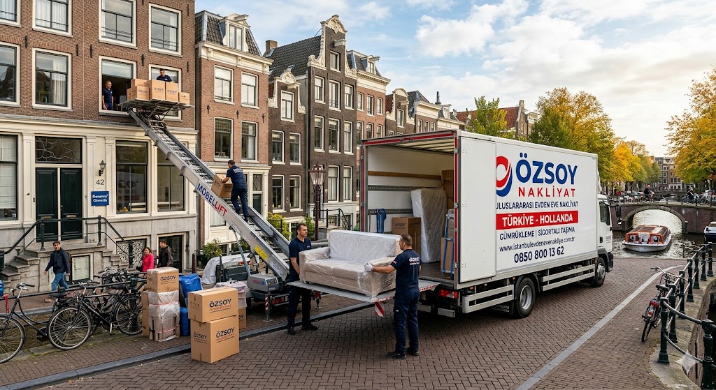 Türkiye Hollanda evden eve nakliyat