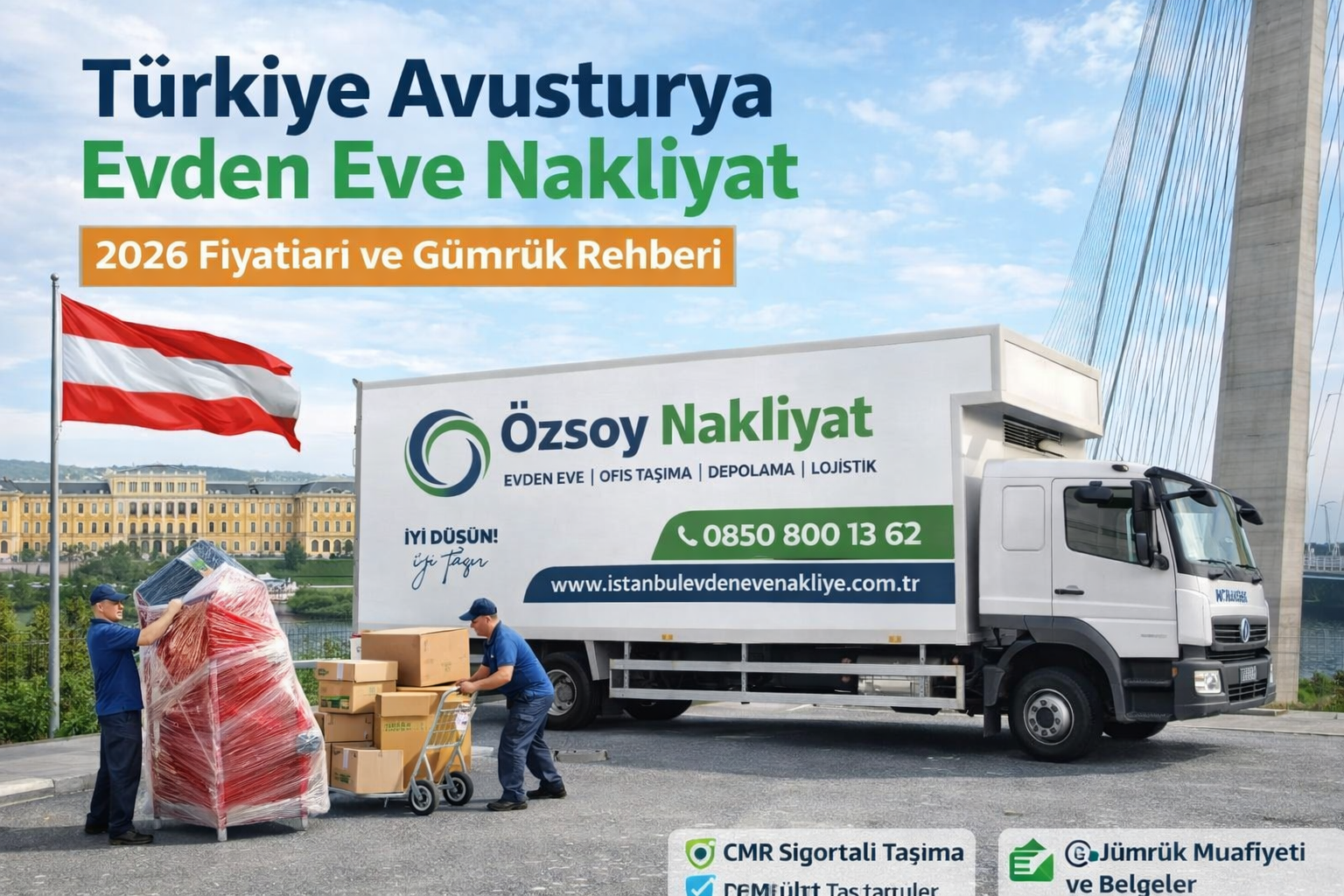 Türkiye Avusturya Evden Eve Nakliyat