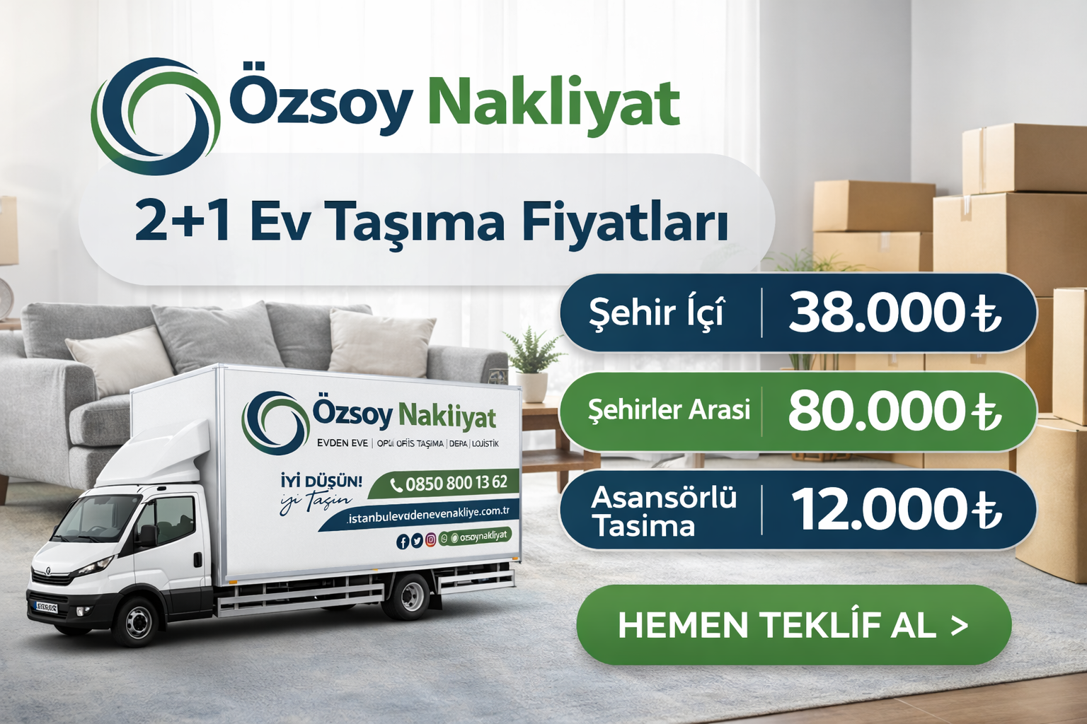 2+1 ev taşıma fiyatları 1