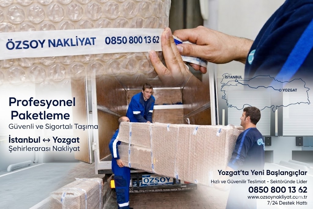 İstanbul Yozgat nakliyat