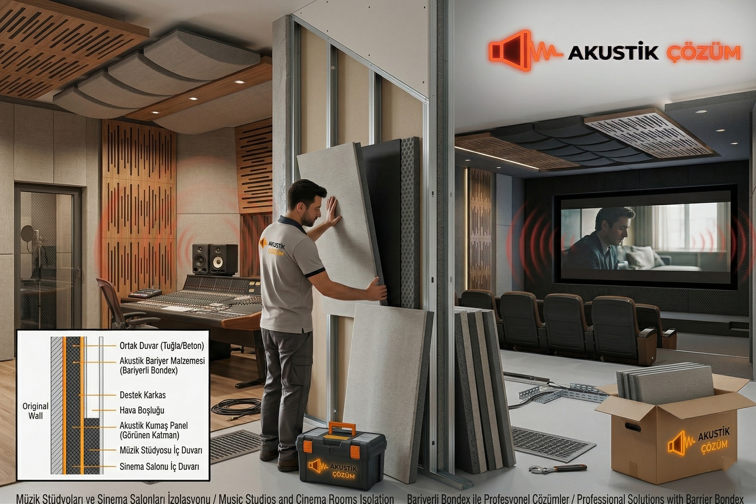 Müzik Stüdyoları ve Sinema Salonları