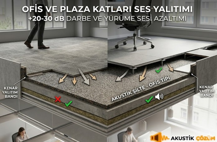 Ofis Plaza Ses Yalıtımı