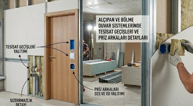 Tesisat Geçişleri ve Priz Arkaları